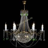 Люстра Елизавета малая №9 под бронзу Зеленая в Самаре