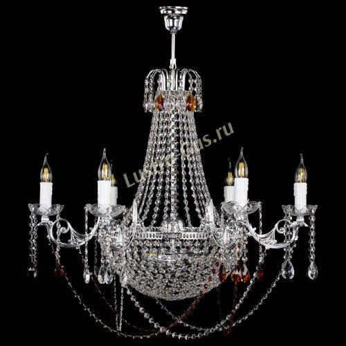 Люстра Елизавета малая №9 чайная в Самаре Гусь Хрустальный