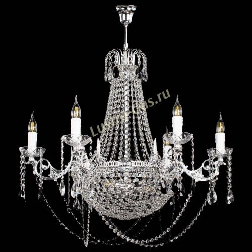 Люстра Елизавета малая №9 черная в Самаре Гусь Хрустальный