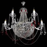 Люстра Елизавета малая №9 красная в Самаре