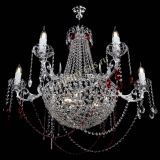 Люстра Елизавета малая №9 красная в Самаре