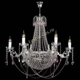 Люстра Елизавета малая №9 розовая в Самаре