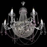 Люстра Елизавета малая №9 розовая в Самаре