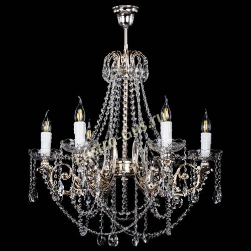 Люстра Елизавета малая (рожки - металл) в Самаре Гусь Хрустальный