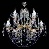 Люстра Елизавета малая Фиолетовая (рожки - металл) в Самаре