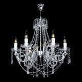 Люстра Елизавета малая в серебре (рожки - металл) в Самаре