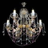 Люстра Елизавета малая Розовая (рожки - металл) в Самаре