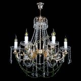 Люстра Елизавета малая Зеленая (рожки - металл) в Самаре Люстра Елизавета малая Зеленая (рожки - металл) в Самаре