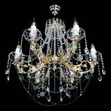 Люстра Елизавета малая Зеленая (рожки - металл) в Самаре Люстра Елизавета малая Зеленая (рожки - металл) в Самаре