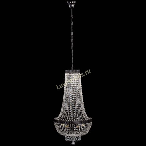 Люстра Флоренция №5 Купол черная удлиненная в Самаре Гусь Хрустальный