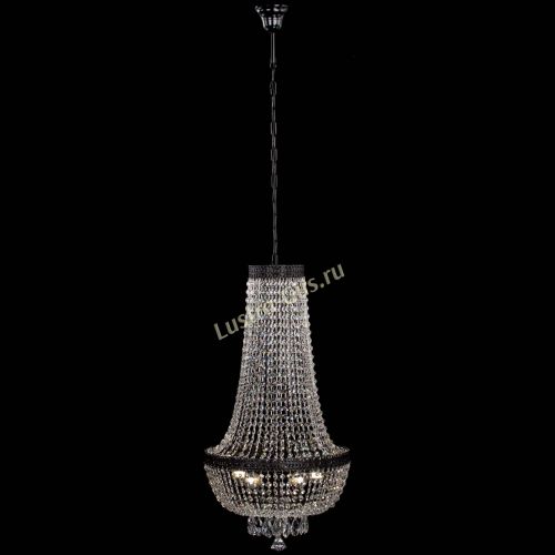 Люстра Флоренция №5 Купол черная удлиненная в Самаре Гусь Хрустальный