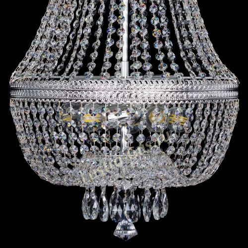 Люстра Флоренция №5 Купол длинный с подвесом в Самаре Гусь Хрустальный