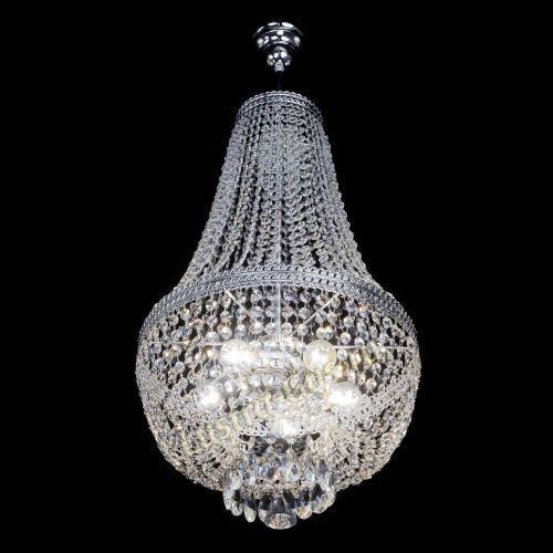 Люстра Флоренция №5 Купол длинный с подвесом в Самаре Гусь Хрустальный