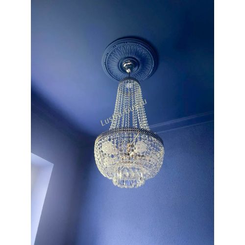 Люстра Флоренция №5 Купол длинный с подвесом в Самаре Гусь Хрустальный