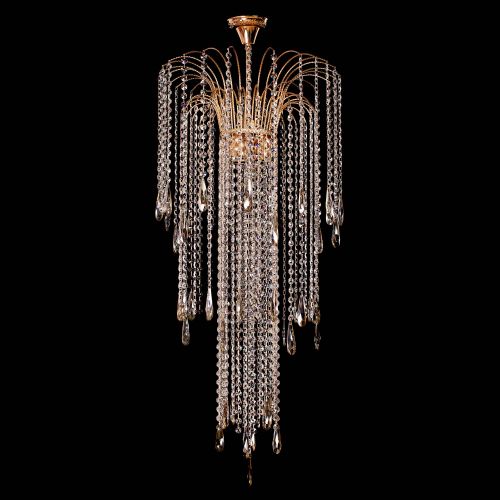 Люстра Каскад №18 с подвесом в Самаре Гусь Хрустальный