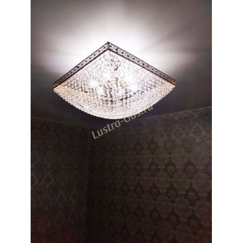 Люстра Квадрат №28 - 600 мм в Самаре Гусь Хрустальный