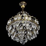 Люстра Грация с подвесом под бронзу Черная в Самаре