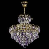 Люстра Грация с подвесом под бронзу Фиолетовая в Самаре