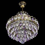 Люстра Грация с подвесом под бронзу Фиолетовая в Самаре