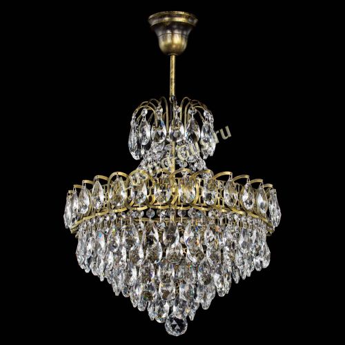 Люстра Грация с подвесом под бронзу в Самаре Гусь Хрустальный