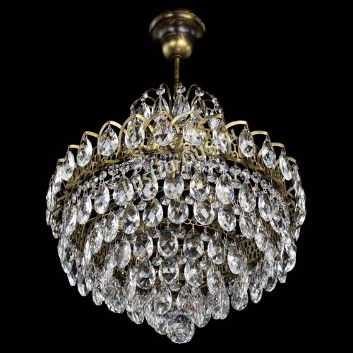 Люстра Грация с подвесом под бронзу в Самаре Гусь Хрустальный