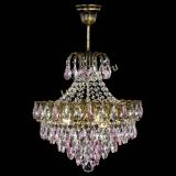 Люстра Грация с подвесом под бронзу Розовая в Самаре