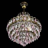 Люстра Грация с подвесом под бронзу Розовая в Самаре