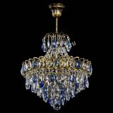 Люстра Грация с подвесом под бронзу Синяя в Самаре