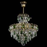 Люстра Грация с подвесом под бронзу Зеленая в Самаре