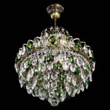 Люстра Грация с подвесом под бронзу Зеленая в Самаре