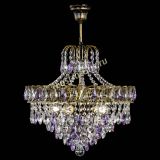 Люстра Грация №5 с подвесом под бронзу Фиолетовая в Самаре