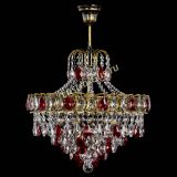 Люстра Грация №5 с подвесом под бронзу Красная в Самаре