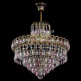 Люстра Грация №5 с подвесом под бронзу Розовая в Самаре