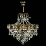 Люстра Грация №5 с подвесом под бронзу Зеленая в Самаре