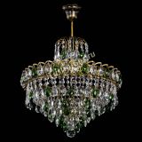 Люстра Грация №5 с подвесом под бронзу Зеленая в Самаре