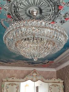 Люстра Хрустальный Каскад №1 с подвесом в Самаре отзыв и фото покупателя