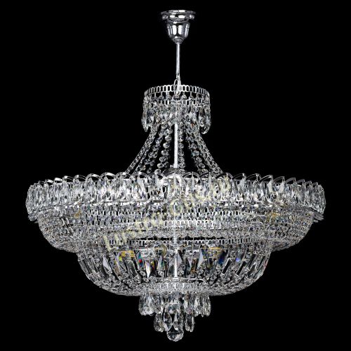 Люстра Хрустальный Каскад №11 с подвесом в Самаре Гусь Хрустальный