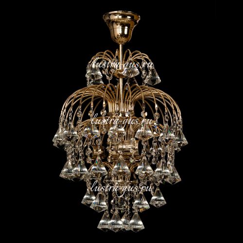 Люстра Хрустальные Брызги Конус 40 в Самаре Гусь Хрустальный