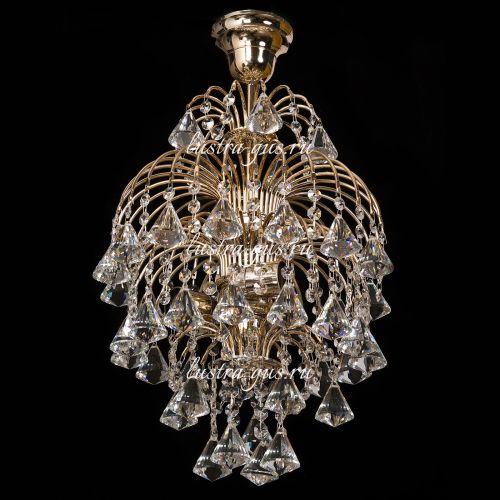 Люстра Хрустальные Брызги Конус 40 в Самаре Гусь Хрустальный