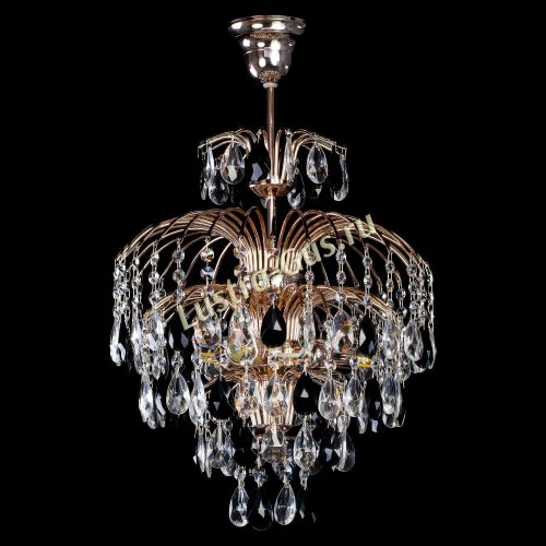 Люстра Хрустальные брызги с подвесом журавлик черный в Самаре Гусь Хрустальный