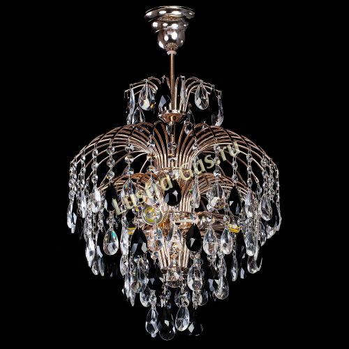 Люстра Хрустальные брызги с подвесом журавлик черный в Самаре Гусь Хрустальный