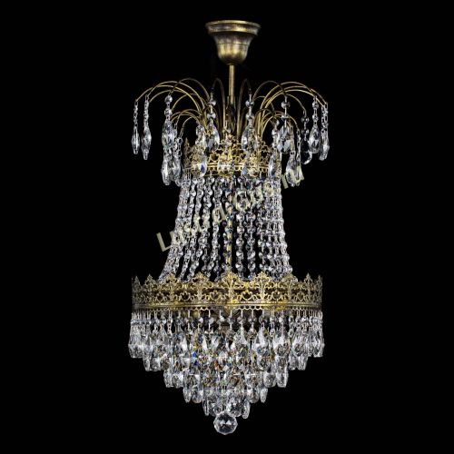 Люстра Империя под бронзу в Самаре Гусь Хрустальный