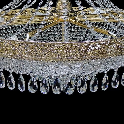 Люстра Италия Конус Журавлик с подвесом в Самаре Гусь Хрустальный