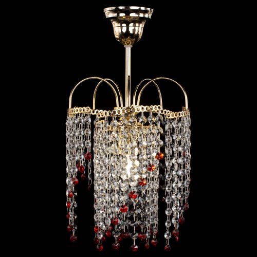 Люстра Иволга №1 Оптикон красная в Самаре Гусь Хрустальный