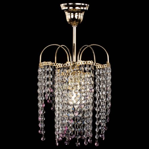 Люстра Иволга №1 Оптикон розовая в Самаре Гусь Хрустальный