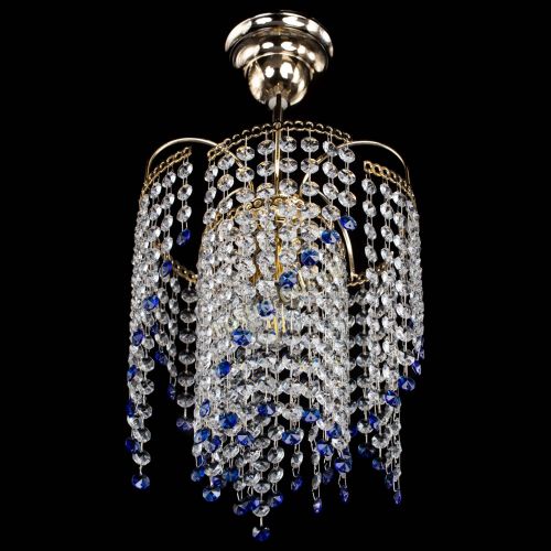 Люстра Иволга №1 Оптикон синяя в Самаре Гусь Хрустальный