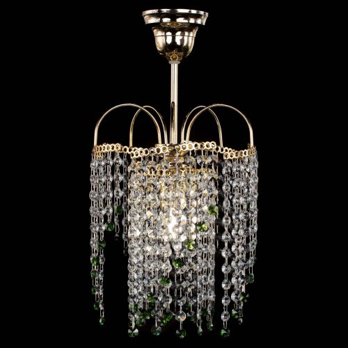 Люстра Иволга №1 Оптикон зеленая в Самаре Гусь Хрустальный