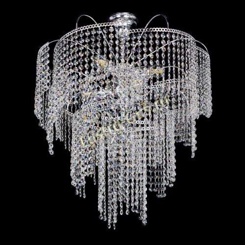 Люстра Иволга №6 ламп оптикон длинная в Самаре Гусь Хрустальный