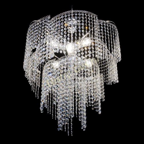 Люстра Иволга №6 ламп оптикон длинная в Самаре Гусь Хрустальный