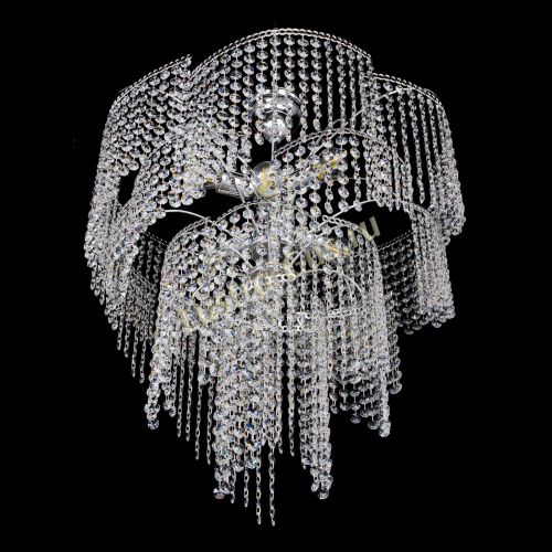 Люстра Иволга №6 ламп оптикон длинная в Самаре Гусь Хрустальный